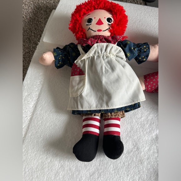 🔥🔥🔥Vintage Raggedy ANN & ANDY Plush Rag 3 Dolls 12" - Picture 5 of 7